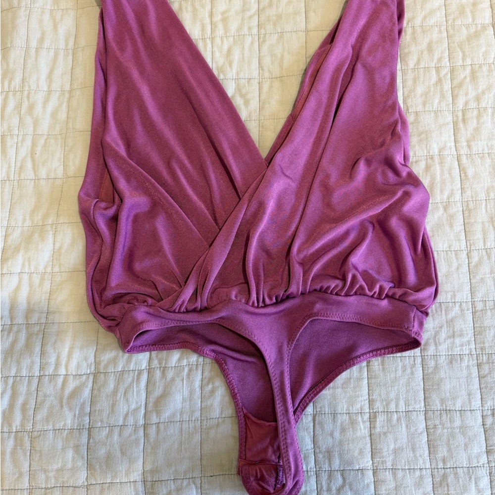 Free People Mauve Chemise